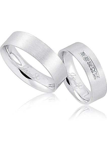 Beyaz Altın Alyans 3606-2
