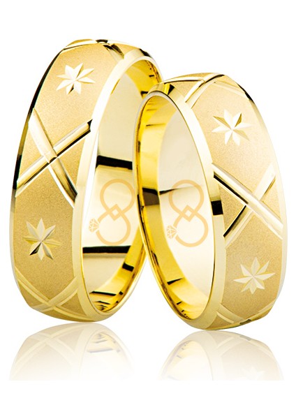 Beyaz Altın Alyans 3705-3