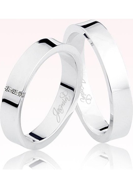 Beyaz Altın Alyans 3202-1
