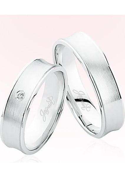 Beyaz Altın Alyans 5208