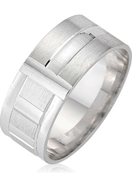 Gümüş Rodyumlu Alyans