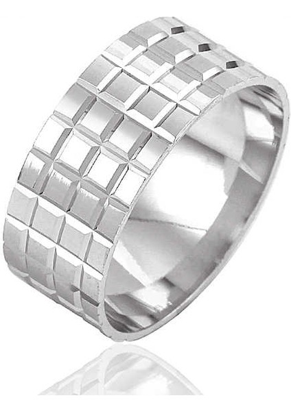 Gümüş Rodyum Kaplama Alyans