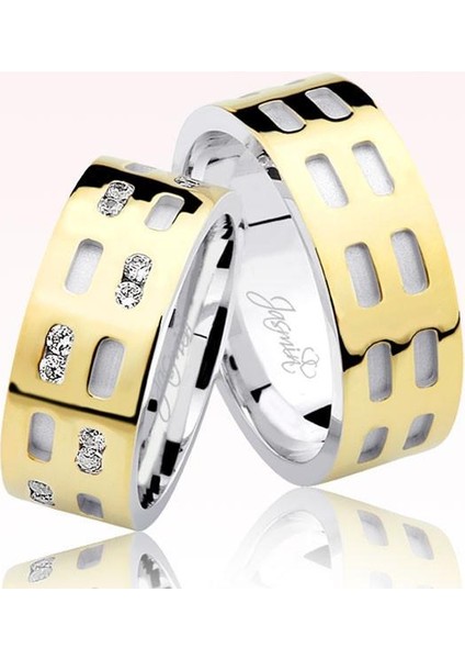 Taşlı Altın Alyans 0202-2