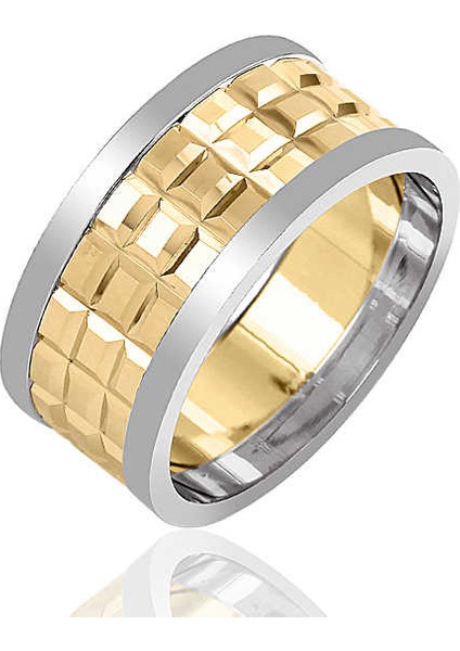 Gümüş Altın Kaplama Alyans