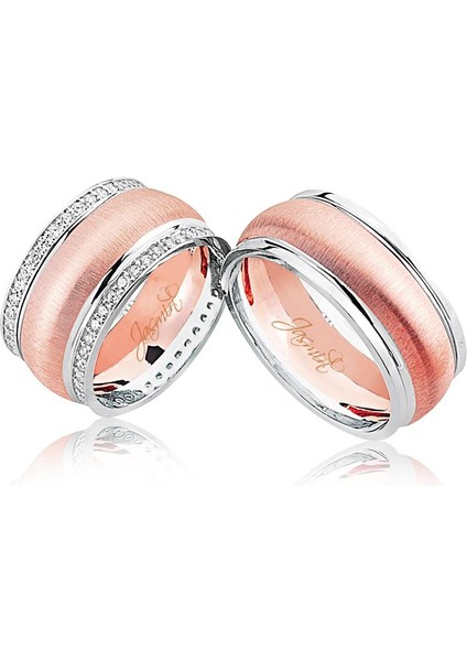 Taşlı Altın Alyans 1705-2