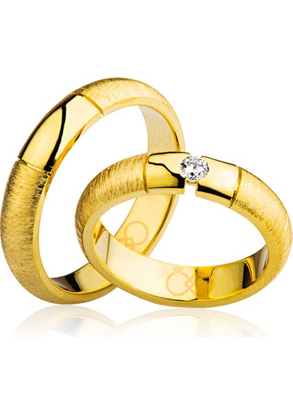 Klasik Sarı Altın Alyans 2101-3