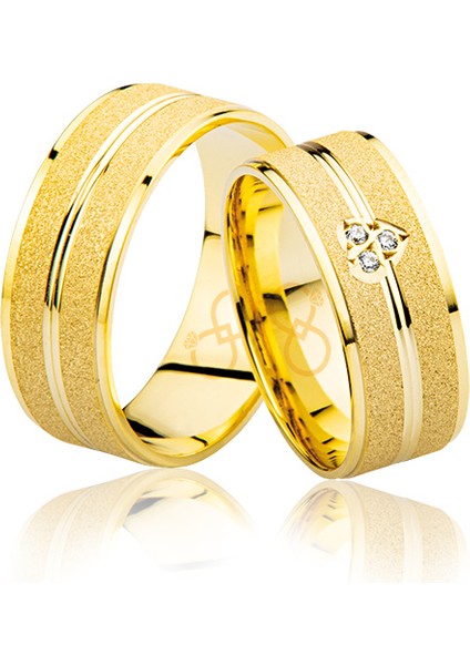 Sarı Altın Alyans 2203-2