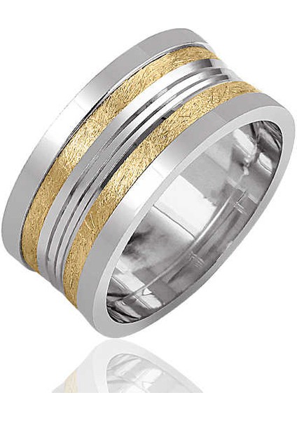 Gümüş Altın Kaplama Alyans