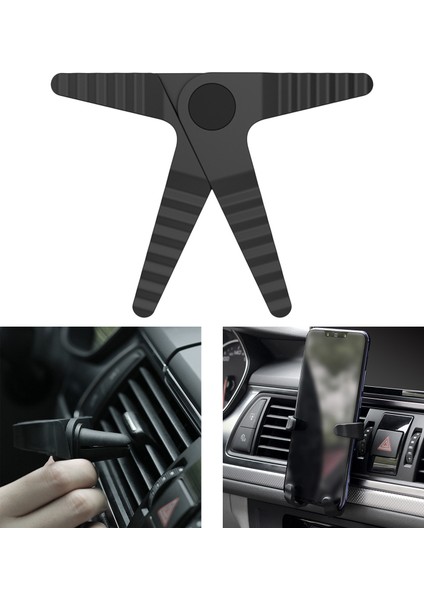 Araba Cep Telefonu Navigasyon Tutucu Dağı Ek Bileşeni Hava Çıkış Telefon Braketi (Yurt Dışından) indirimleri