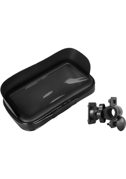 Su Geçirmez Bisiklet Cep Telefonu / Gps Tutucu Kılıf Çanta Dağı Gidon Siyah Artı (Yurt Dışından) fiyatları