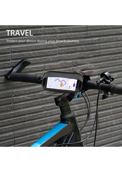 Su Geçirmez Bisiklet Cep Telefonu / Gps Tutucu Kılıf Çanta Dağı Gidon Siyah Artı (Yurt Dışından) fırsatları
