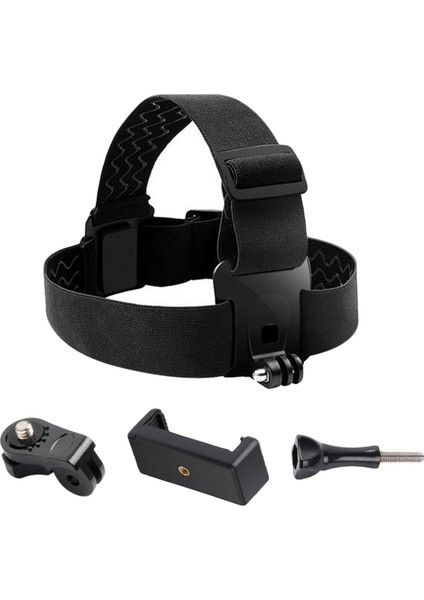 Kafa Kayışı Montaj Tutucu / Klip / Klip Spor Kamera Cep Telefonu Siyah Için (Yurt Dışından) fiyatları