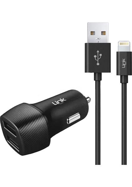 C492 Safe Lightning USB 12W Araç Şarj Aleti