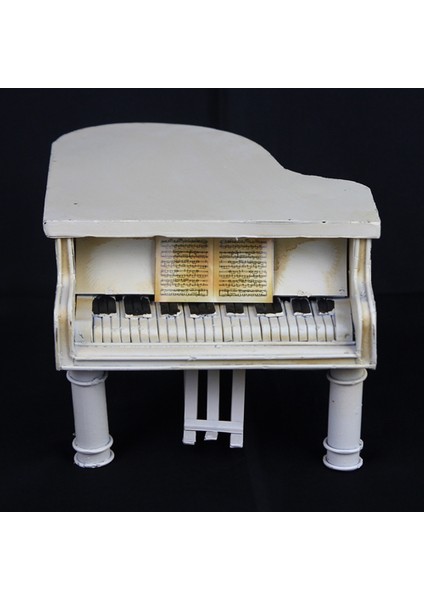 Piyano Nostaljik Dekor Kumbaralı Metal fiyatları