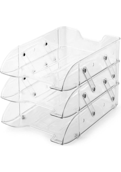 Evrak Rafı 3lü Raylı Şeffaf 829G fiyatları