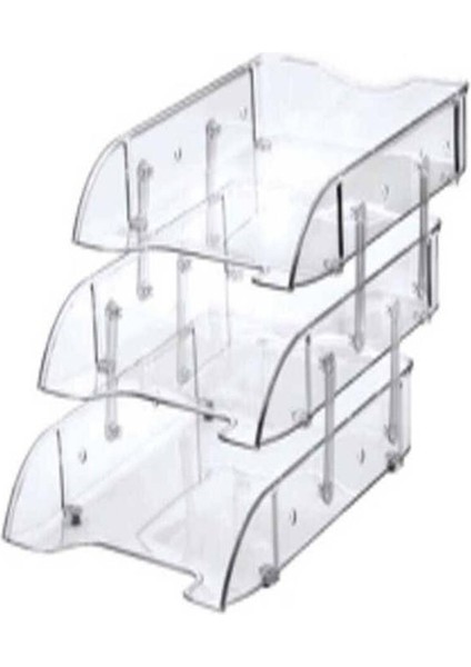 Evrak Rafı 3lü Raylı Şeffaf 829G modelleri