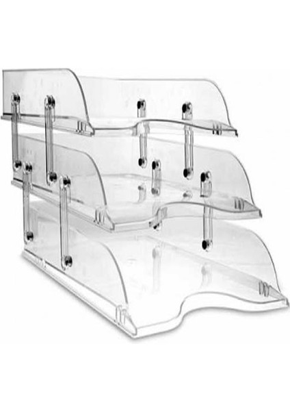 Evrak Rafı 3lü Raylı Şeffaf 829G fırsatları