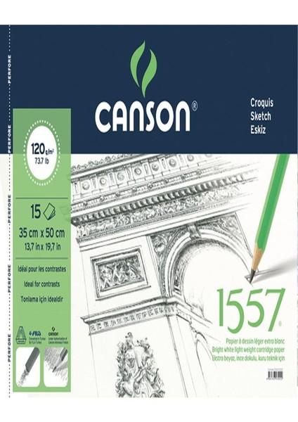 Desen Çizim Defteri 180GR. 35X50CM Canson 1557 Anı Ölümsüzleştir fiyatları