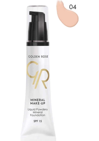 Golden Rose Mineral Make Up Liquid Powdery Fondöten