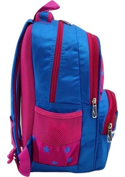 Mavi Desenli Ilkokul ve Beslenme Çantası 1320-1 modelleri