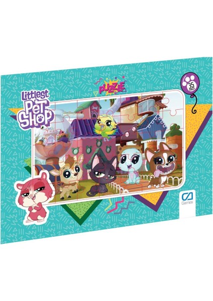 Ca Games Littlest Pet Shop 35 Parça Frame Puzzle CA.5019