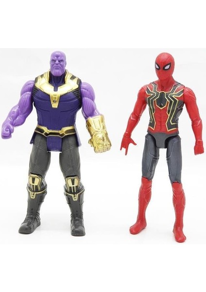 Spider-Man Thanos - Avengers Defending The World 2'li Figür Set