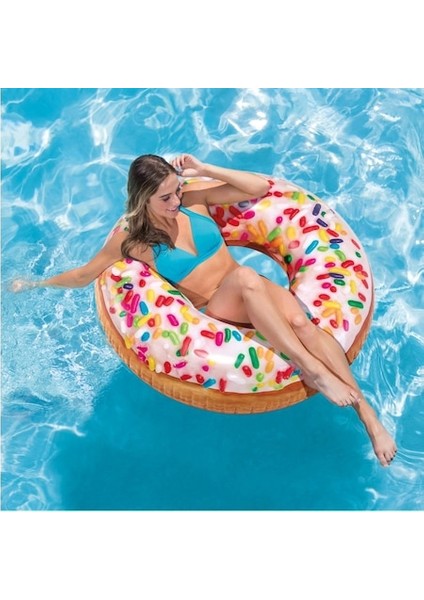 Serpme Donut Şişme Simit 114 cm Intex - 56263 indirimleri