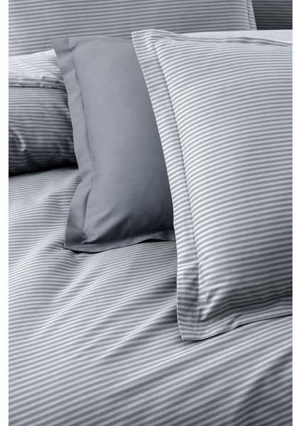 Fancy Stripe King Size Pamuk Nevresim Takımı V2 modelleri