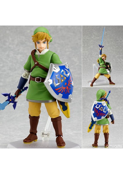 153#ZELDA Alacakaranlık Kılıcı Hareketli Oyuncak Bebek Modeli (Yurt Dışından)