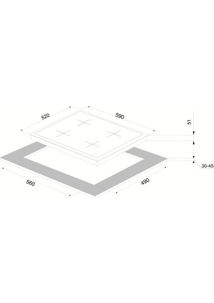 Vnl MOG.6170.111.02 Beyaz Bütün Izgaralı Döküm Ocak fiyatları
