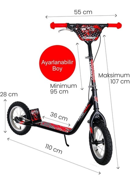 Ikon 12 Jant Çocuk Scooter