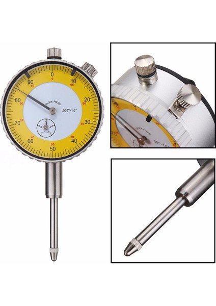 0.001"-1.0" Yüksek Doğruluk Kadran Test Göstergesi Ölçme Aleti (Yurt Dışından)