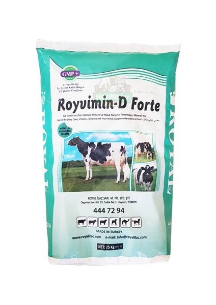 Royvimin D Forte Torba Toz Yem Katkısı 25 Kg