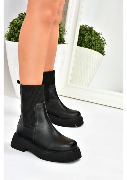 Siyah Kalın Tabanlı Günlük Kadın Bot L610130209 modelleri