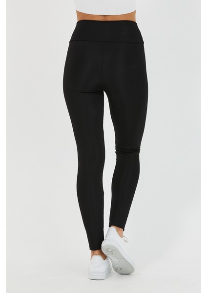 Kadın Siyah Yüksek Bel Toparlayıcı Tayt indirimleri