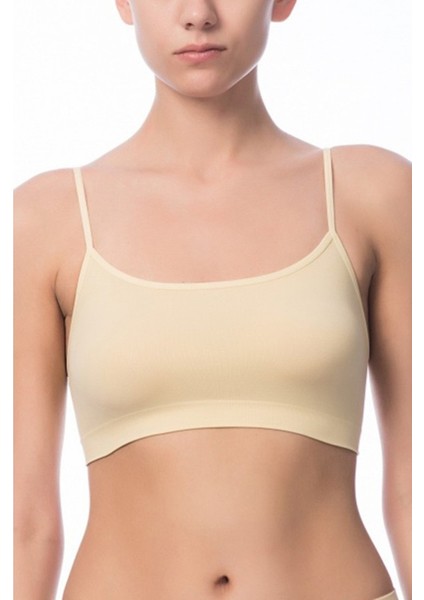 Elite Life Kadın Ince Askılı Dikişsiz Ten Büstiyer 851 modelleri