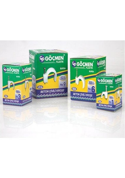 - Göçmen Çivili Kroşe No:6 (100 Adet)
