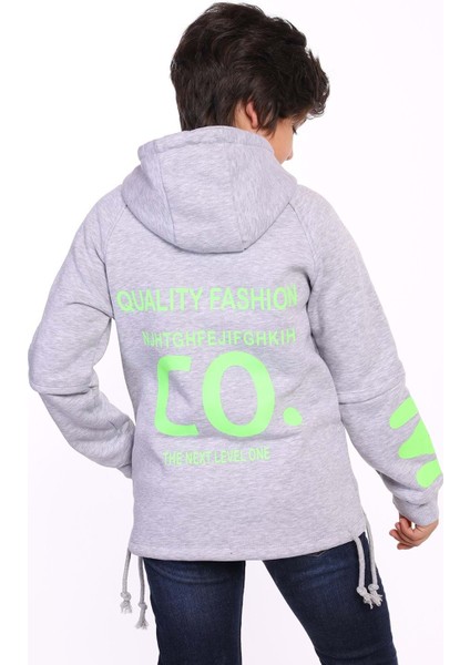 Toontoy Erkek Çocuk Kapüşonlu Baskılı Hırka fiyatları