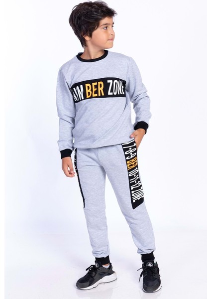 Toontoy Erkek Çocuk Garnili Bisiklet Yaka Eşofman Takım