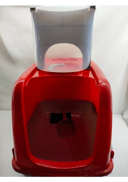 Kırmızı Kapalı Kedi Tuvaleti fırsatları