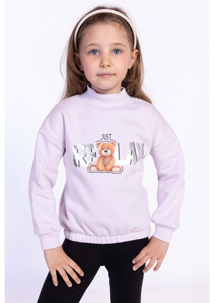 Toontoy Kids Toontoy Kız Çocuk Baskılı Sweatshirt