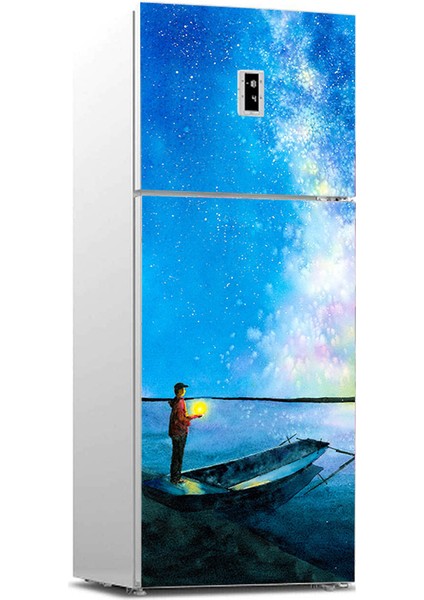 444MAGAZA Buzdolabı Sticker Beyaz Eşya Kaplama Beyaz Eşya Sticker Buzdolabı Kaplama Yalniz