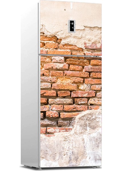 444MAGAZA Buzdolabı Sticker Beyaz Eşya Kaplama Beyaz Eşya Sticker Buzdolabı Kaplama Tugla
