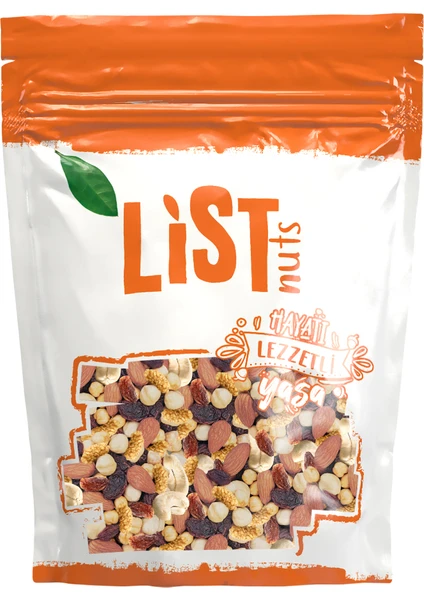 List Nuts Çiğ Karışık Kuruyemiş 1 kg