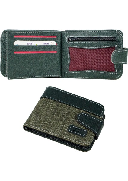 Cs-07 Cüzdan 10 Kartlık Bozuk ve Kağıt Para Bölmeli