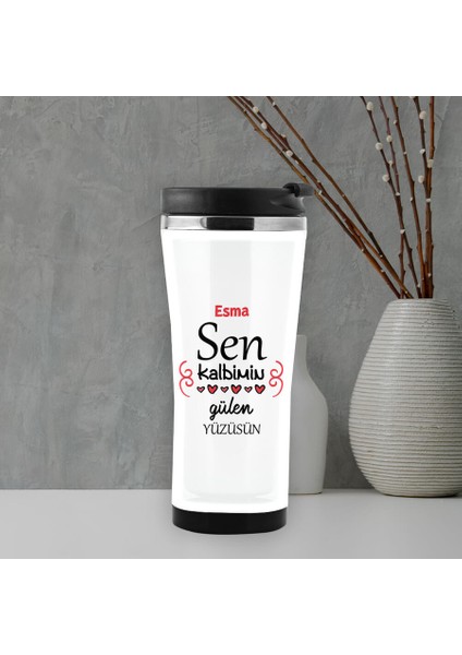 Sen Kalbimin Gülen Yüzüsün Termos Mug