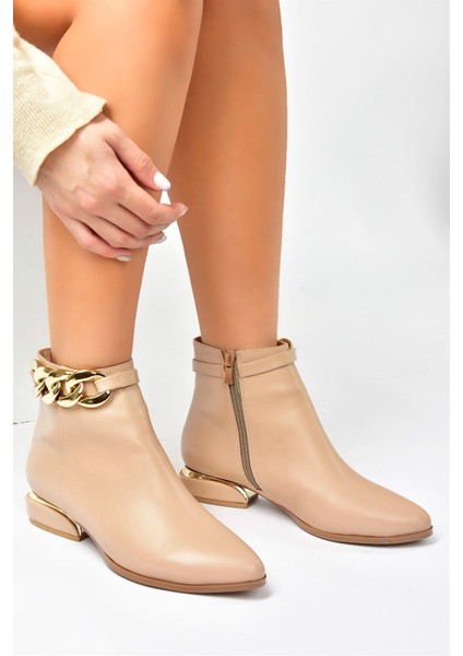 Ten Zincir Detaylı Kadın Bot L820202809 fiyatları