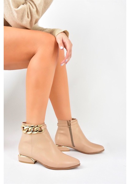 Ten Zincir Detaylı Kadın Bot L820202809 modelleri