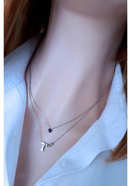 Siyah Tektaş T Kolye fiyatları