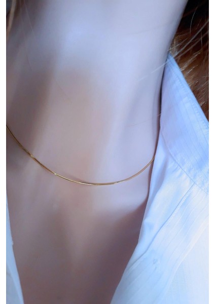 Italyan Yılan Zincir 14K Altın Kpl. Kolye fırsatları